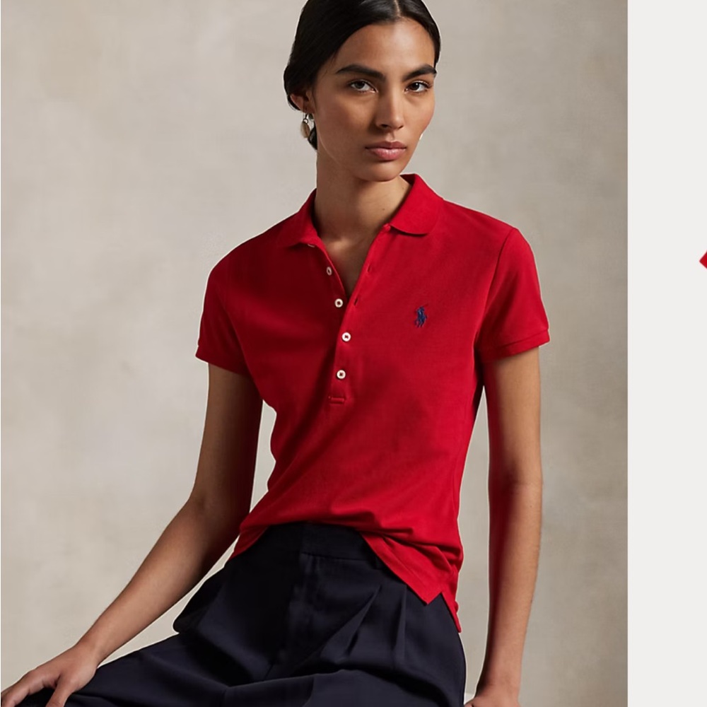 RALPH LAUREN Slim Fit Stretch Polo Shirt